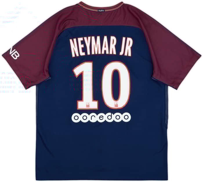 2017-18 Paris Saint-Germain Home Shirt Neymar Jr #10 - 9/10 - (L)