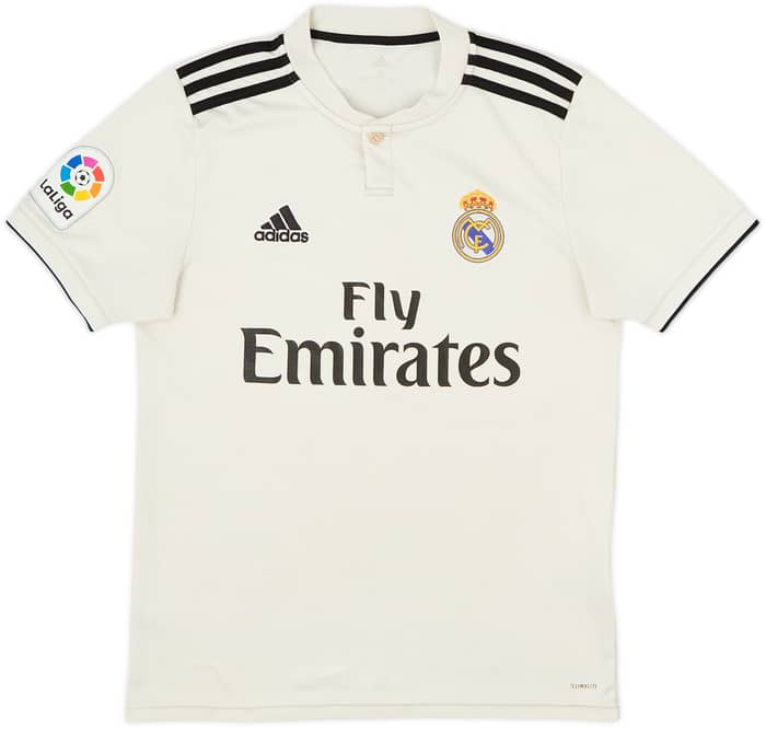 2018-19 Real Madrid Home Shirt - 5/10 - (S)