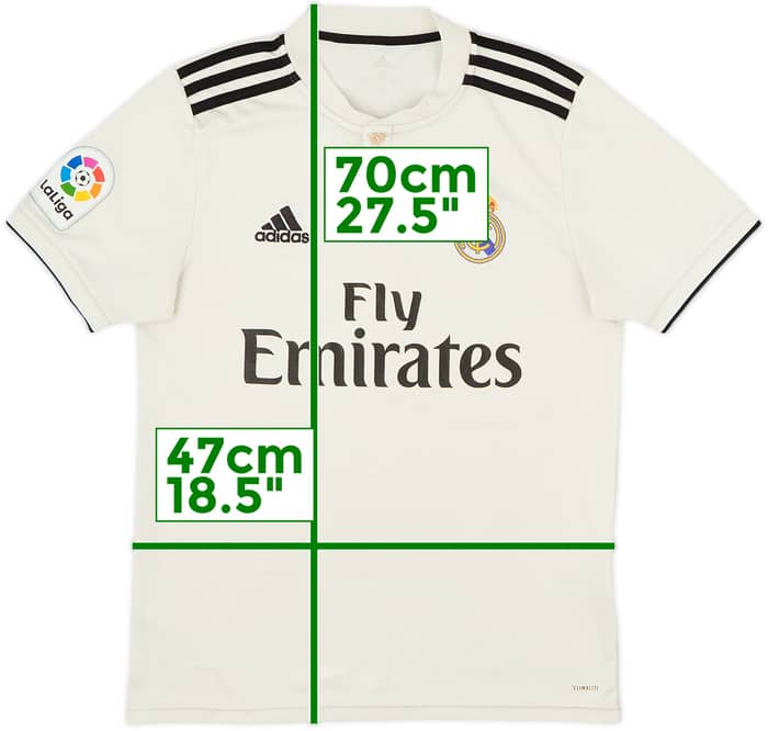 2018-19 Real Madrid Home Shirt - 5/10 - (S)