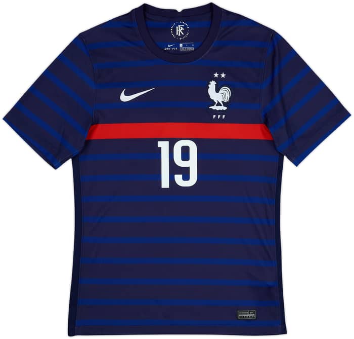 2020-21 France Home Shirt Benzema #19 - 6/10 - (S)