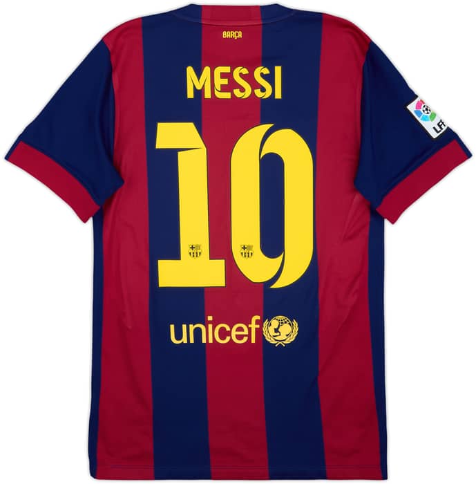 2014-15 Barcelona Home Shirt Messi #10 - 8/10 - (S)