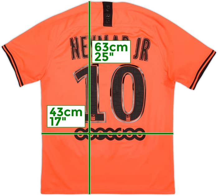 2019-20 Paris Saint-Germain Away Shirt Neymar Jr #10 - 5/10 - (S)