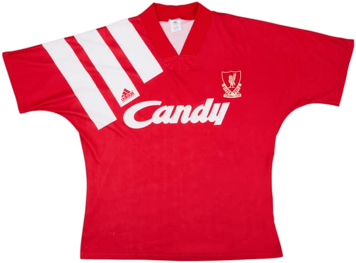 1991-92 Liverpool Home Shirt - 5/10 - (L/XL)