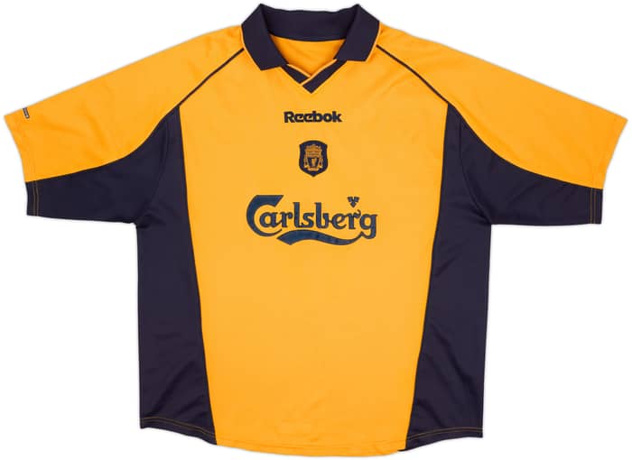 2000-02 Liverpool Away Shirt Gerrard #17 - 8/10 - (XL)