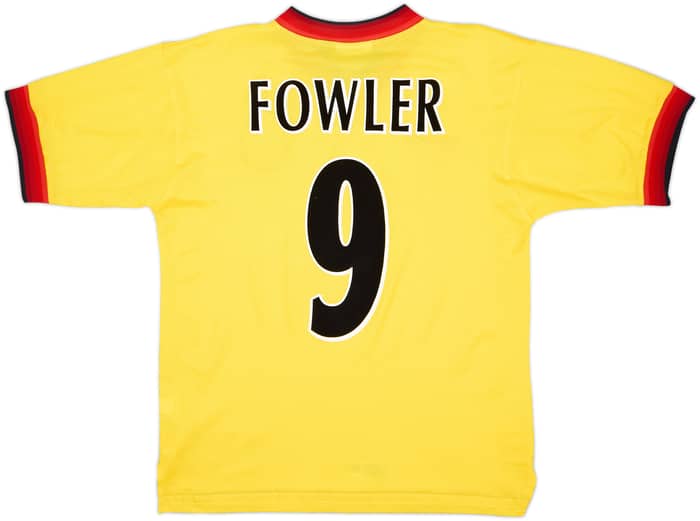 1997-99 Liverpool Away Shirt Fowler #9 - 8/10 - (S)