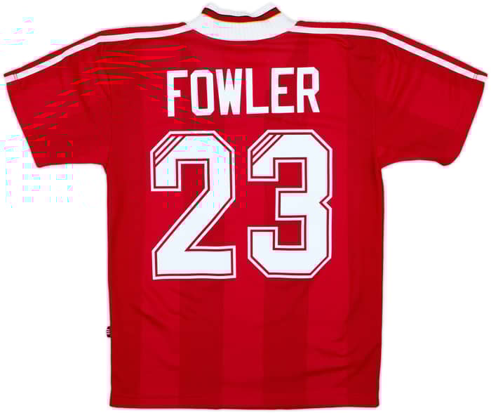 1995-96 Liverpool Home Shirt Fowler #23 - 7/10 - (S)