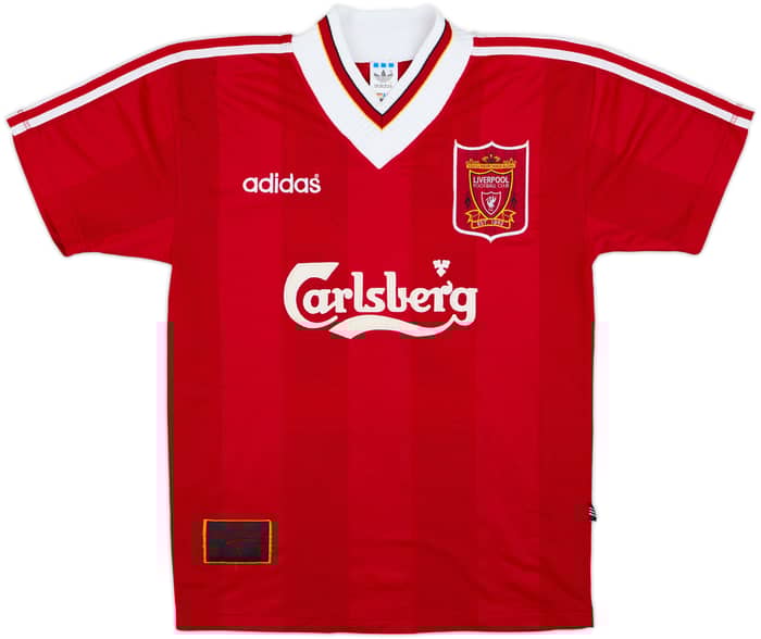 1995-96 Liverpool Home Shirt Fowler #23 - 7/10 - (S)
