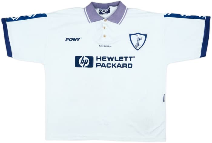 1995-97 Tottenham Home Shirt Sheringham #10 - 7/10 - (XL)