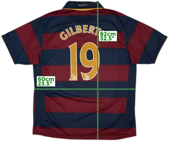 2007-08 Arsenal Third Shirt Gilberto #19 - 6/10 - (XL)