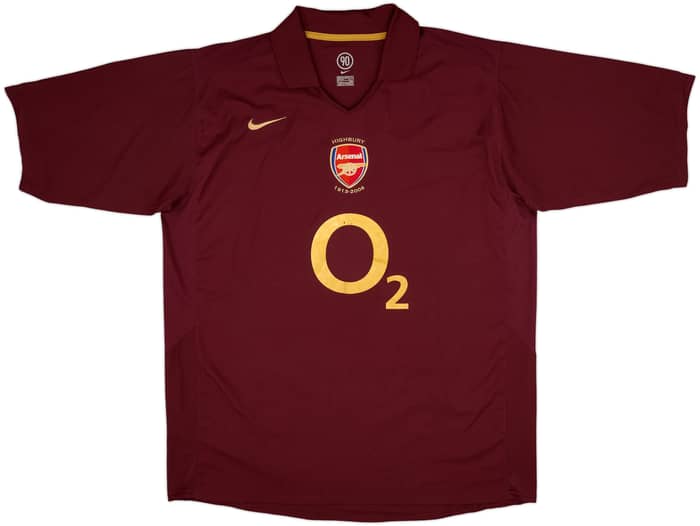 2005-06 Arsenal Home Shirt Bergkamp #10 - 6/10 - (XXL)