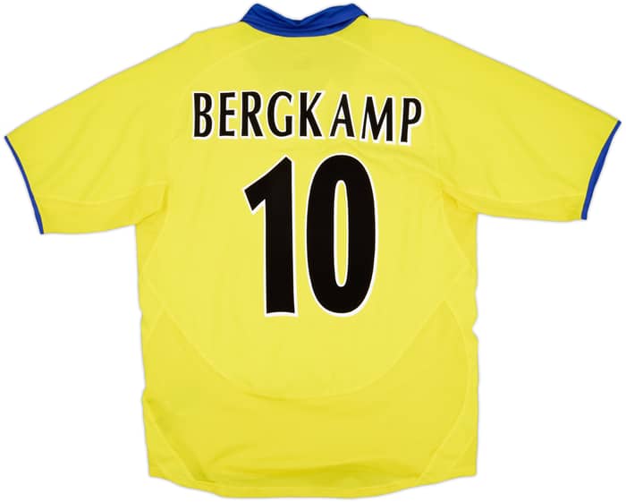 2003-05 Arsenal Away Shirt Bergkamp #10 - 6/10 - (M)