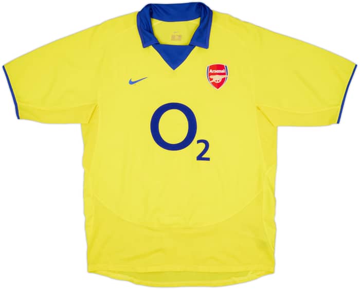 2003-05 Arsenal Away Shirt Bergkamp #10 - 6/10 - (M)