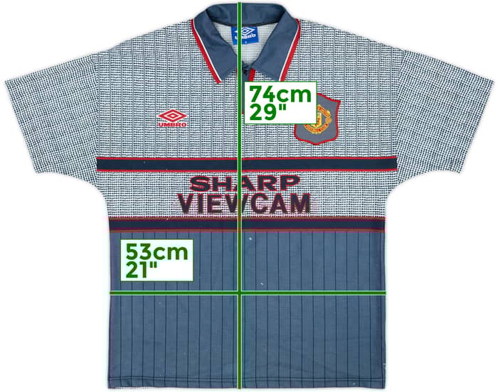 1995-96 Manchester United Away Shirt - 5/10 - (M)