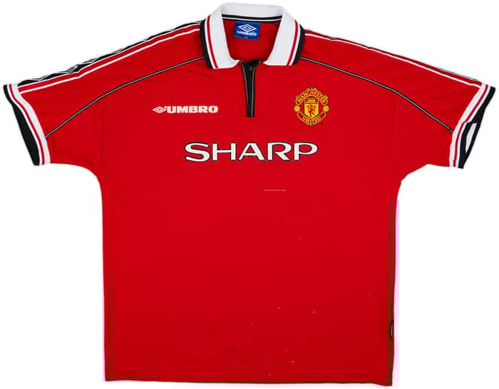 1998-00 Manchester United Home Shirt - 5/10 - (XXL)