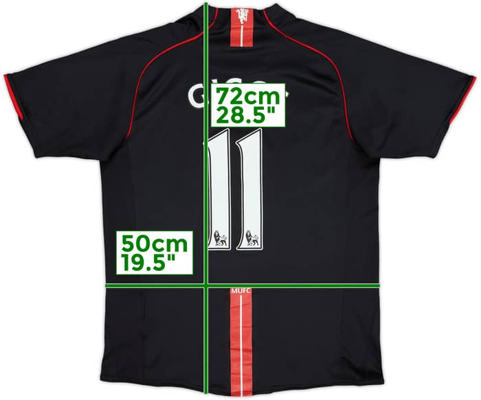 2007-08 Manchester United Away Shirt Giggs #11 - 8/10 - (M)