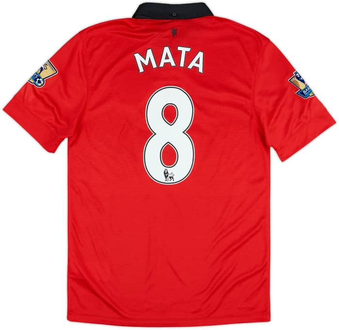 2013-14 Manchester United Home Shirt Mata #8 - 6/10 - (S)