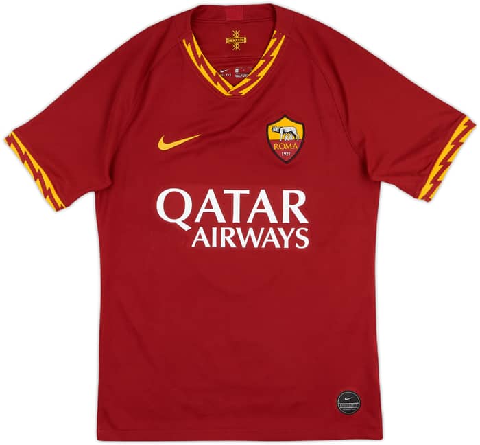 2019-20 Roma Home Shirt Dzeko #9 - 8/10 - (S)