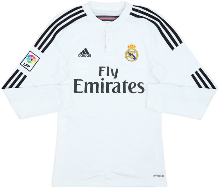 2014-15 Real Madrid Home L/S Shirt Ronaldo #7 - 7/10 - (S)