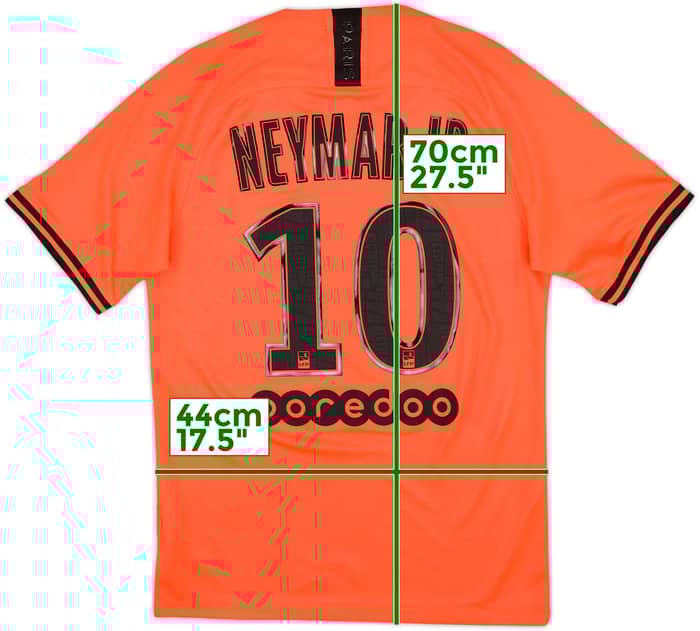 2019-20 Paris Saint-Germain Away Shirt Neymar Jr #10 - 9/10 - (S)