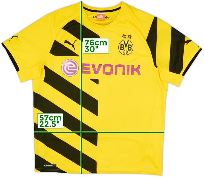 2014-15 Borussia Dortmund Home Shirt - 6/10 - (XL)