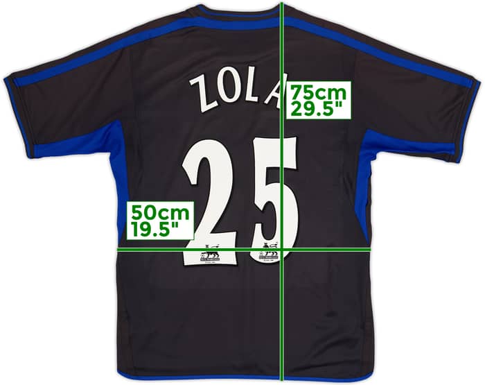 2002-04 Chelsea Away Shirt Zola #25 - 5/10 - (M)