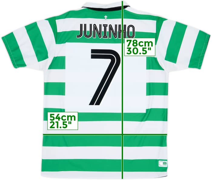 2004-05 Celtic Home Shirt Juninho #7 - 6/10 - (L)