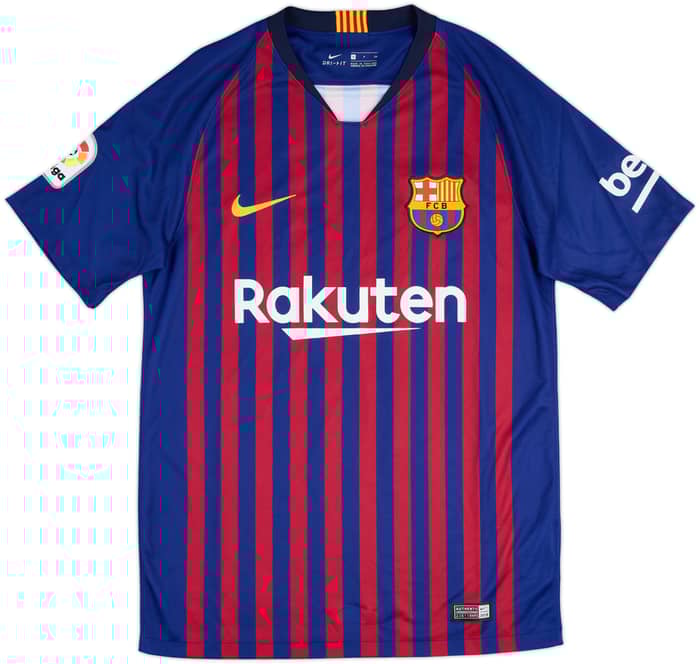 2018-19 Barcelona Home Shirt Messi #10 - 7/10 - (S)