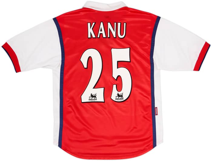 1998-99 Arsenal Home Shirt Kanu #25 - 7/10 - (S)