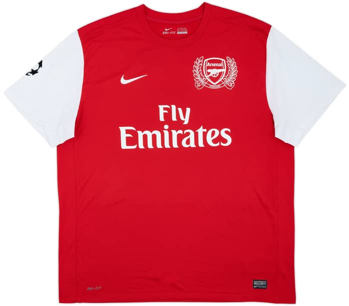 2011-12 Arsenal Home Shirt Arteta #8 - 6/10 - (XXL)