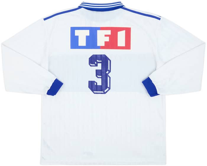 1990s Coupe de France Home L/S Shirt #3 - 6/10 - (XL)