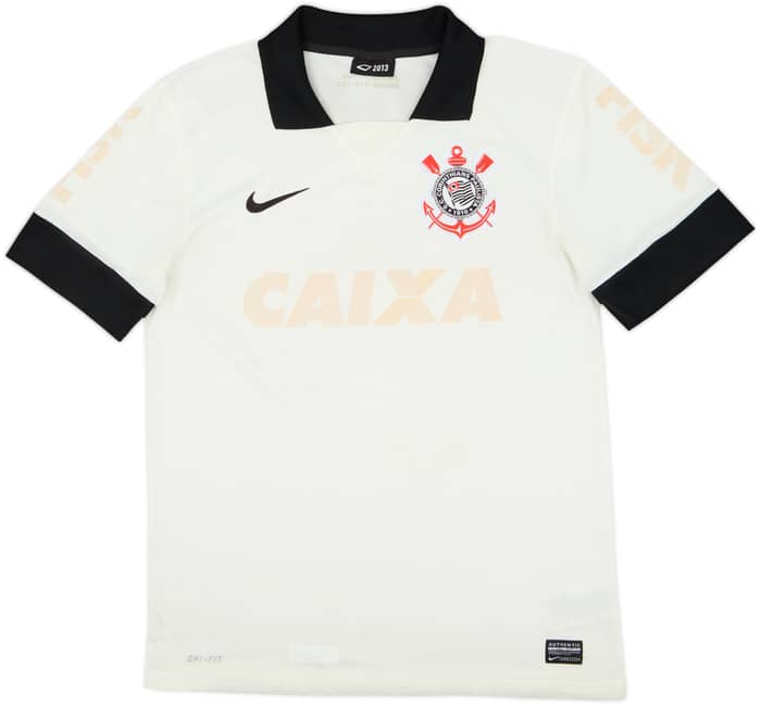 2013 Corinthians Home Shirt - 4/10 - (M)