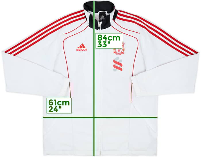 2010-11 Liverpool adidas Track Jacket - 7/10 - (L/XL)