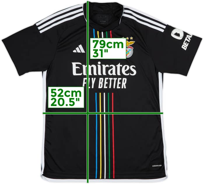 2023-24 Benfica Away Shirt - 6/10 - (L)