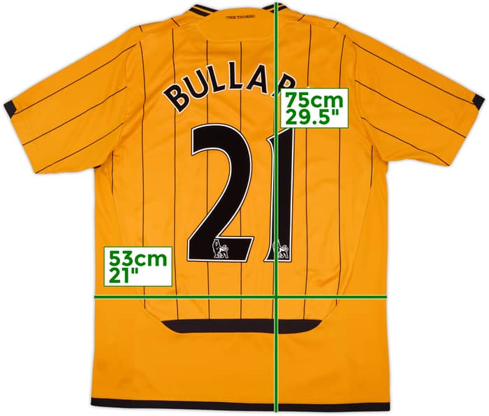 2009-10 Hull City Home Shirt Bullard #21 - 7/10 - (L)