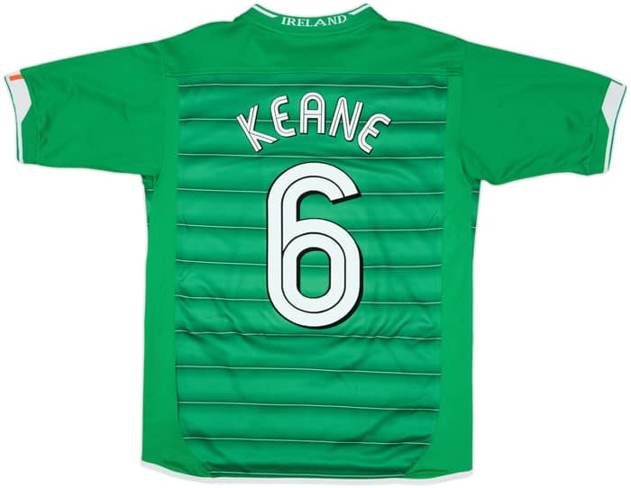 2003-04 Ireland Home Shirt Keane #6 - 8/10 - (XL.Boys)