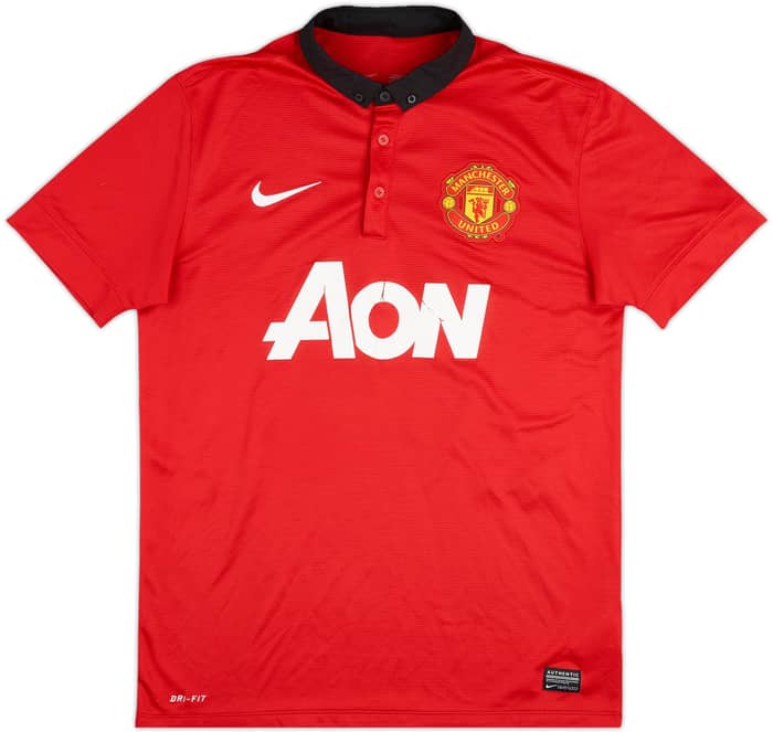 2013-14 Manchester United Home Shirt Carrick #16 - 5/10 - (M)