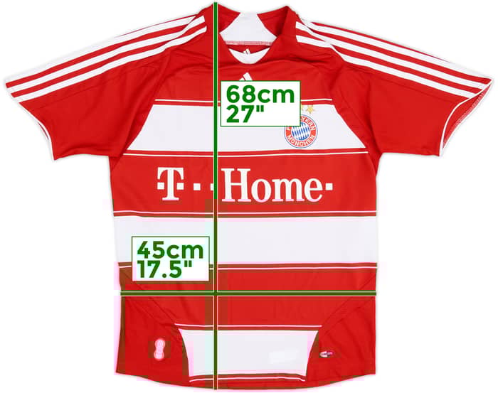 2007-08 Bayern Munich Home Shirt - 7/10 - (L.Boys)