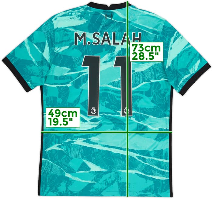 2020-21 Liverpool Away Shirt M.Salah #11 - 8/10 - (M)