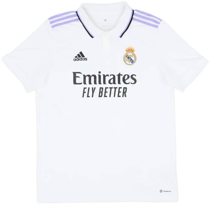 2022-23 Real Madrid Home Shirt Tchouameni #18 - 10/10 - (L)