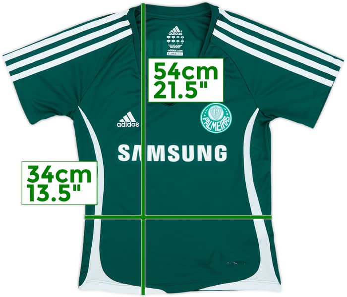 2009-10 Palmeiras Home Shirt - 8/10 - (Women's S)