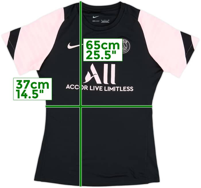 2021-22 Paris Saint-Germain Nike Training Shirt - 8/10 - (Women's S)