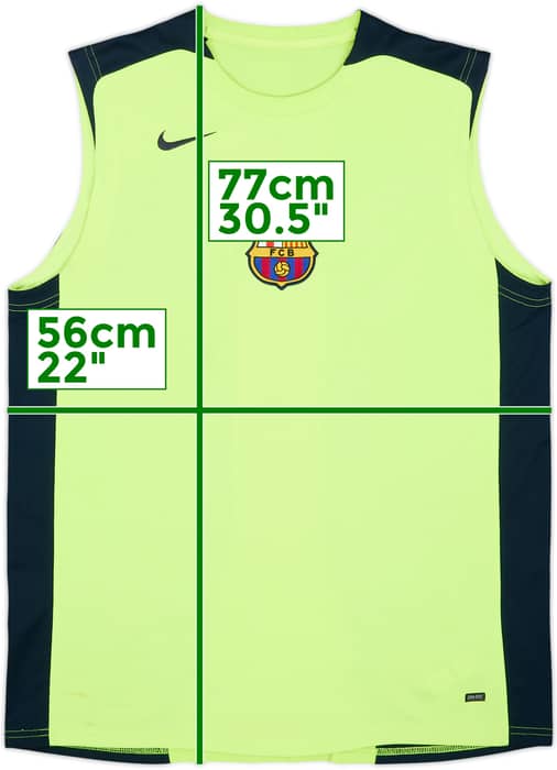 2006-07 Barcelona Nike Training Vest - 7/10 - (L)