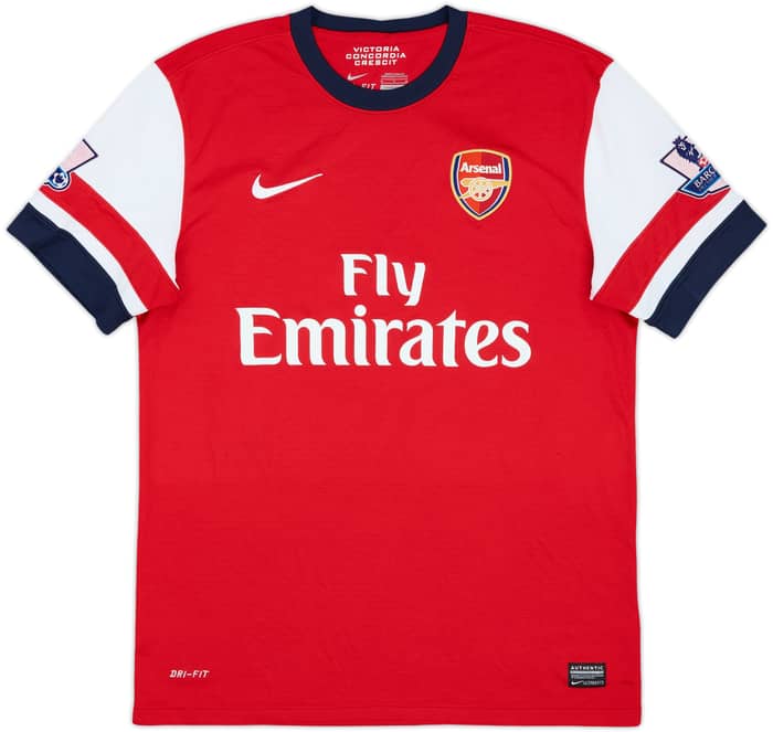 2012-14 Arsenal Home Shirt Podolski #9 - 6/10 - (M)