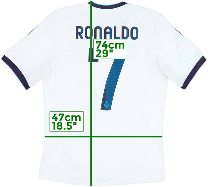 2012-13 Real Madrid Home Shirt Ronaldo #7 - 5/10 - (M)