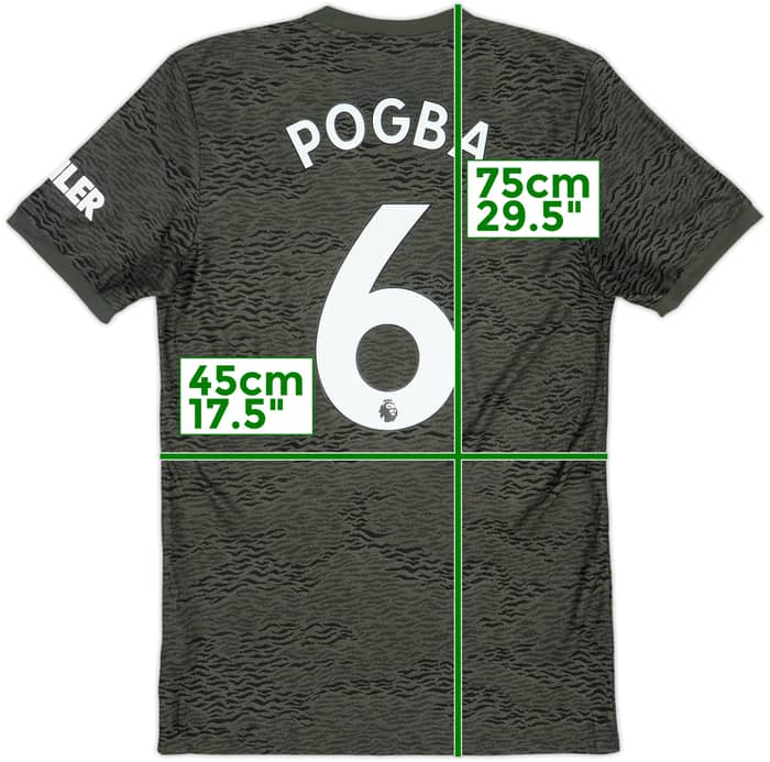 2020-21 Manchester United Away Shirt Pogba #6 - 8/10 - (S)