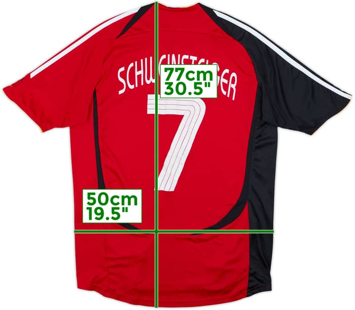 2005-07 Germany Away Shirt Schweinsteiger #7 - 6/10 - (M)