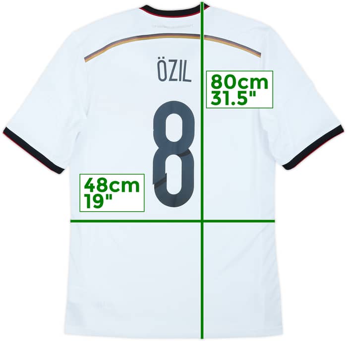 2014-15 Germany Home Shirt Ozil #8 - 6/10 - (L)
