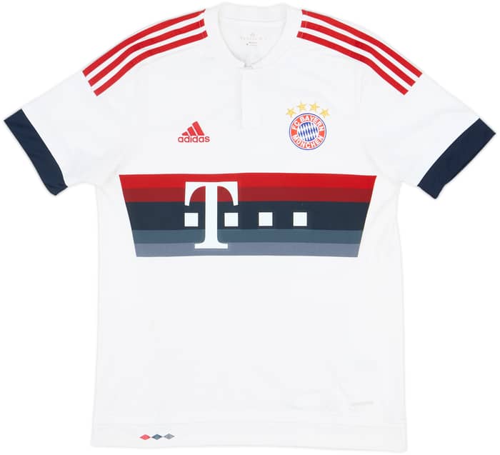 2015-16 Bayern Munich Away Shirt Lewandowski #9 - 7/10 - (M)