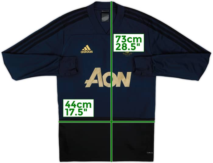 2018-19 Manchester United adidas Training Top - 6/10 - (XS)