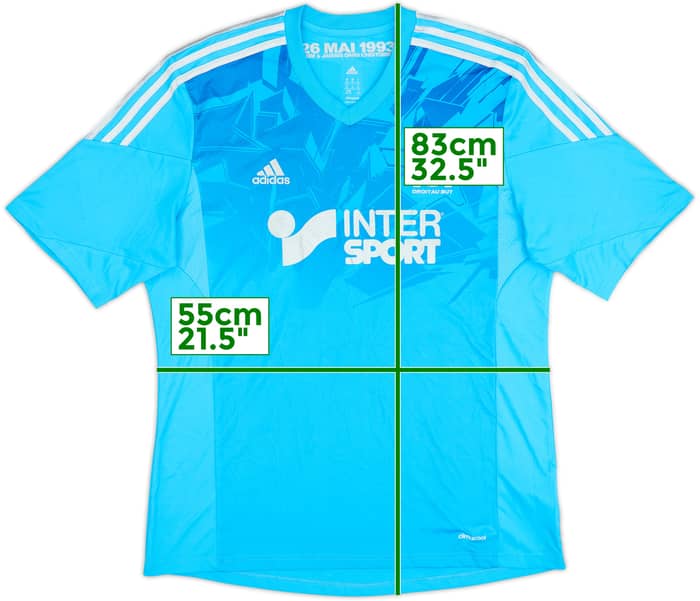 2013-14 Olympique Marseille Third Shirt - 6/10 - (XL)